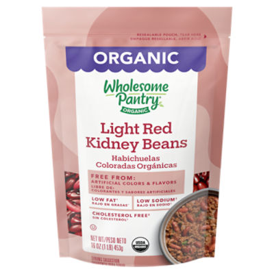 Wholesome Pantry Organic Light Red Kidney Beans, 16 oz