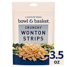 Bowl & Basket Crunchy Wonton Strips, 3.5 oz, 3.5 Ounce