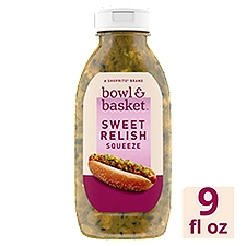 Bowl & Basket Squeeze Sweet Relish, 9 fl oz, 9 Fluid ounce