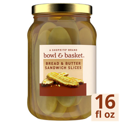 Bowl & Basket Bread & Butter Sandwich Slices, 16 fl oz