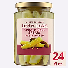 Bowl & Basket Spicy Pickle Spears, 24 fl oz