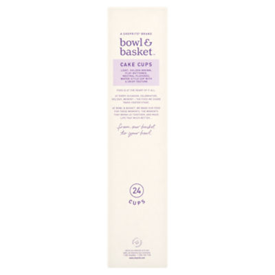 Bowl & Basket Cake Cups, 24 count, 3.5 oz