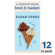 Bowl & Basket Sugar Cones, 5 Ounce