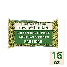 Bowl & Basket Green Split Peas, 16 oz, 16 Ounce