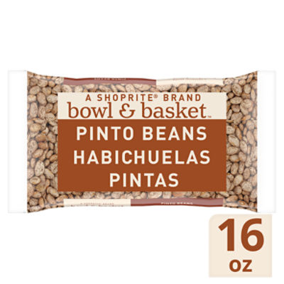 Bowl & Basket Pinto Beans, Habichuelas Pintas, 16 oz