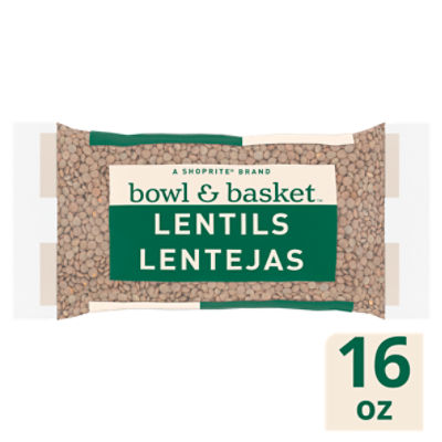 Bowl & Basket Lentils, Lentejas, 16 oz