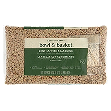 Bowl & Basket Lentils with Seasoning, 20 Ounce