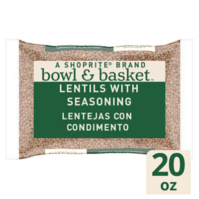 Bowl & Basket Lentils with Seasoning, 20 oz