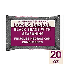 Bowl & Basket Black Beans with Seasoning, 20 oz, 20 Ounce