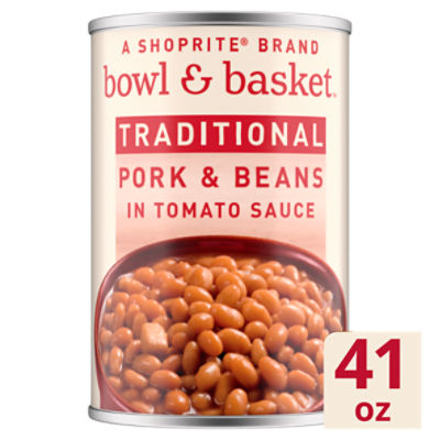 Bowl & Basket Traditional Pork & Beans in Tomato Sauce, 41 oz