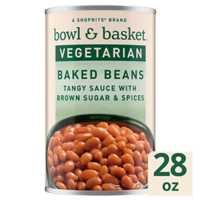 Bowl & Basket Vegetarian Baked Beans, 28 oz, 28 Ounce