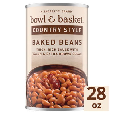 Bowl & Basket Country Style Baked Beans, 28 oz, 28 Ounce