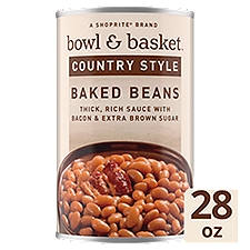 Bowl & Basket Country Style, Baked Beans, 28 Ounce
