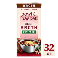 Bowl & Basket Fat Free Beef Broth, 32 oz