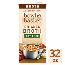 Bowl & Basket Fat Free Chicken Broth, 32 oz