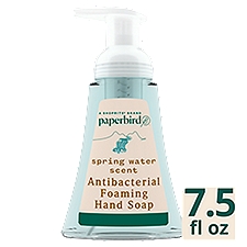 Paperbird Spring Water Scent Antibacterial Foaming Hand Soap, 7.5 fl oz