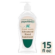 Paperbird Fresh Scent Advanced Hand Sanitizer, 15 fl oz