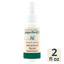Paperbird Fresh Scent Advanced Hand Sanitizer, 2 fl oz