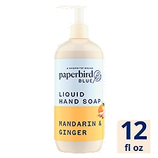 Paperbird Blue Mandarin & Ginger Liquid Hand Soap, 12 fl oz