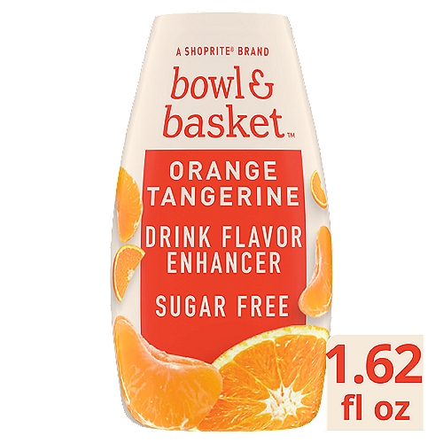 Bowl & Basket Orange Tangerine Drink Flavor Enhancer, 1.62 fl oz