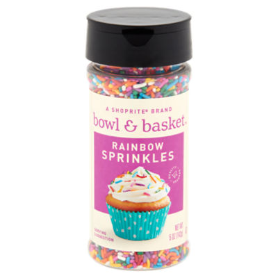 Bowl & Basket Rainbow Sprinkles, 5 oz