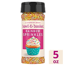 Bowl & Basket Rainbow, Sprinkles, 5 Ounce