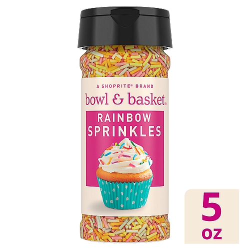 Bowl & Basket Rainbow Sprinkles, 5 oz