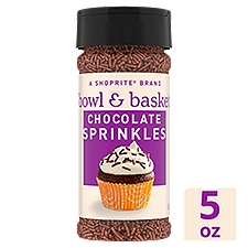 Bowl & Basket Chocolate Sprinkles, 5 oz, 5 Ounce