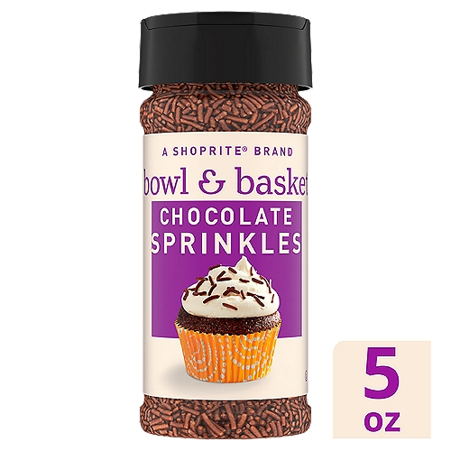 Bowl & Basket Chocolate Sprinkles, 5 oz