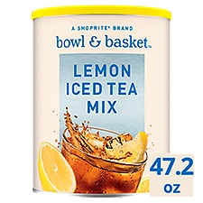 Bowl & Basket Lemon, Iced Tea Mix, 47.2 Ounce