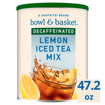 Bowl & Basket Decaffeinated Lemon Iced Tea Mix, 47.2 oz, 47.2 Ounce