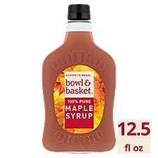 Bowl & Basket 100% Pure Maple Syrup, 12.5 fl oz, 12.5 Fluid ounce