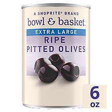 Bowl & Basket Extra Large Ripe Pitted Olives, 6 oz, 6 Ounce
