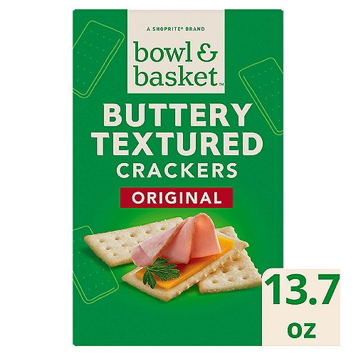 Bowl & Basket Original Buttery Textured Crackers, 13.7 oz
