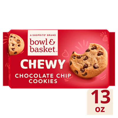 Bowl & Basket Chewy Chocolate Chip Cookies, 13 oz