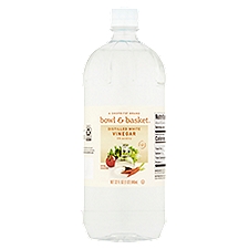 Bowl & Basket Distilled White Vinegar, 32 fl oz, 32 Fluid ounce