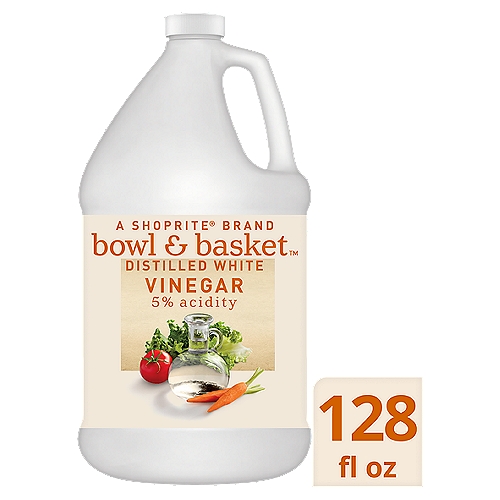 Bowl & Basket Distilled White Vinegar, 128 fl oz