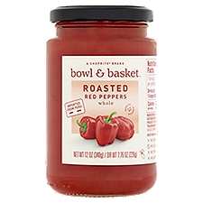 Bowl & Basket Whole Roasted Red Peppers, 12 oz