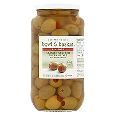 Bowl & Basket Spanish Stuffed Queen Olives with Minced, Pimiento, 12 Ounce