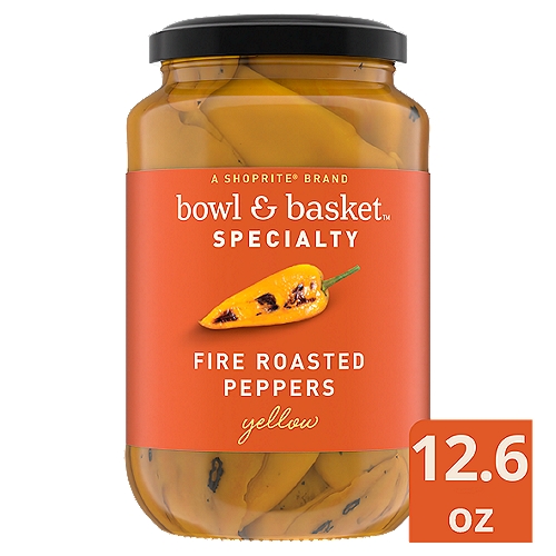 Bowl & Basket Specialty Yellow Fire Roasted Peppers, 12.6 oz