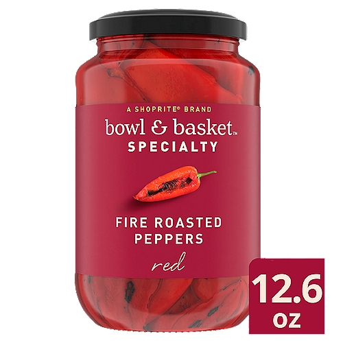 Bowl & Basket Specialty Red Fire Roasted Peppers, 12.6 oz