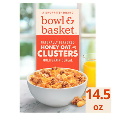 Bowl & Basket Honey Oat Clusters Multigrain Cereal, 14.5 oz, 14.5 Ounce