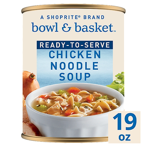 Bowl & Basket Ready To Serve Chicken Noodle Soup, 19 oz
