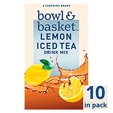 Bowl & Basket Lemon Iced Tea Drink Mix, 0.7 oz, 10 count, 0.7 Ounce