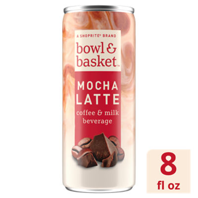 Bowl & Basket Mocha Latte Coffee & Milk Beverage, 8 fl oz