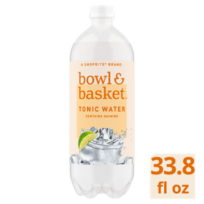 Bowl & Basket Tonic Water, 33.8 fl oz, 33.8 Fluid ounce