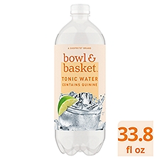 Bowl & Basket Tonic Water, 33.8 fl oz, 33.8 Fluid ounce