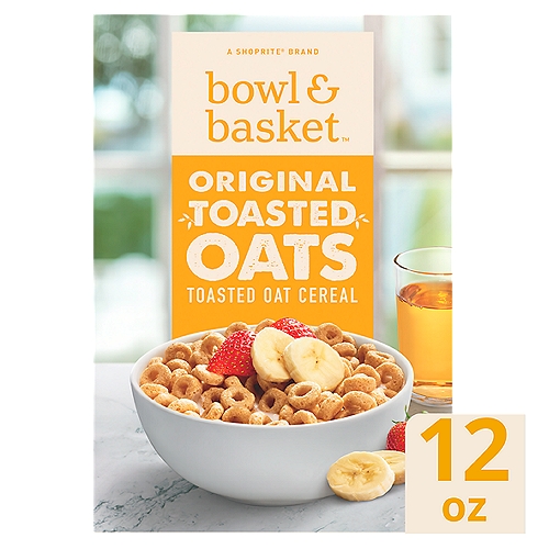 Bowl & Basket Original Toasted Oats Cereal, 12 oz
Toasted Oat Cereal