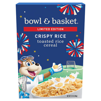 Bowl & Basket Crispy Toasted Rice Cereal, 12 oz
