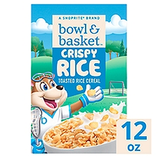 Bowl & Basket Crispy Toasted Rice Cereal, 12 oz